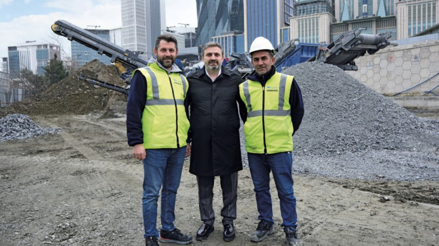 Wirtgen: Impact crusher and screening plant is in operation at Istanbul Financial Center (IFC)